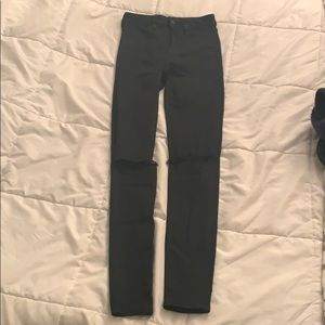 American Eagle Black Skinny Jeans (Tall)